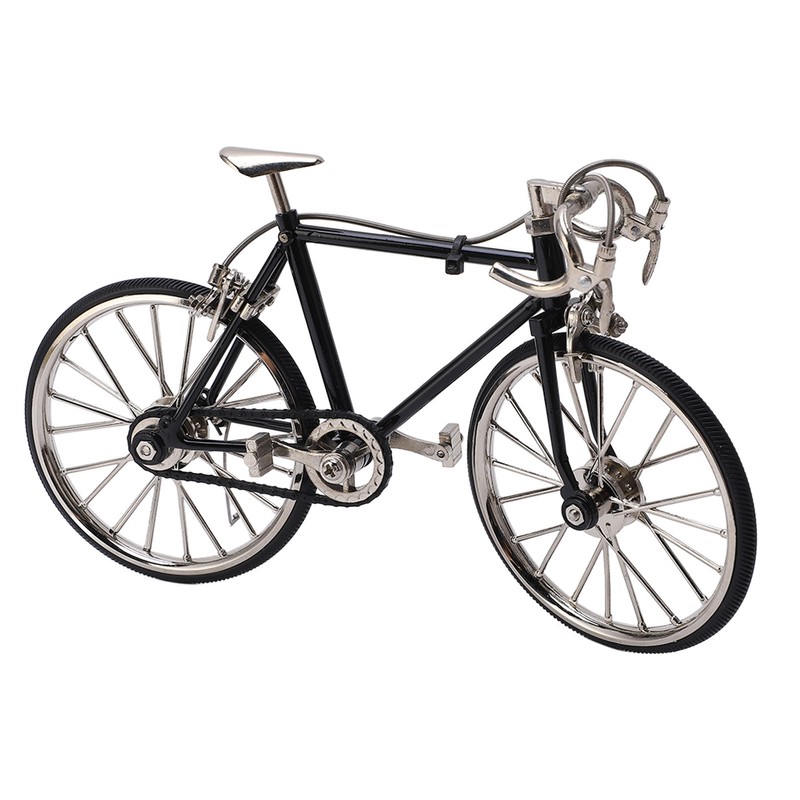 Bicycle Model Vivid Design DIY Decorative 12x19.5cm/4.7x7.7in Alloy Material Miniature