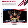 3Ply 250 Years of Freedom Flag 1776-2026 Eagle Flag 250