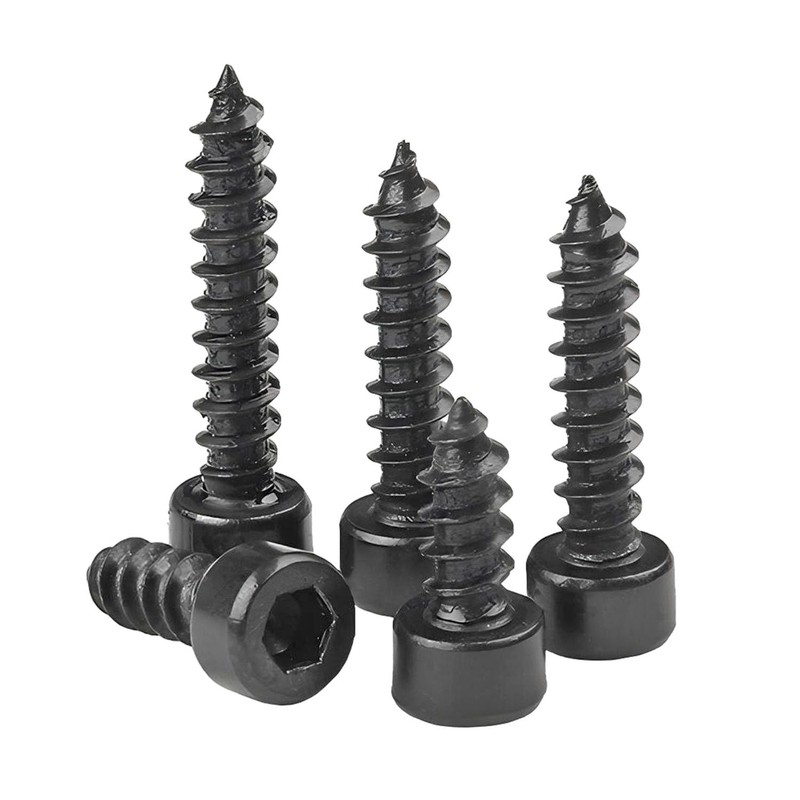 Qrity Pack of 20 Cylindrical Screws with Hexagon Socket, M4