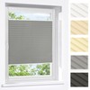 Victoria M. Praktica Pleated Blind, No Drilling Required, with Clamp