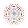 JIAN Round Beach Towel, Large, Round Shape, Diameter Approx. 63.0