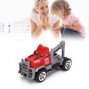 6Pcs/Set 1/64 Mini Fire Rescue Truck Police Car Toy Kids