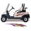 Golf Cart Decals Accessories Two Color Go Cart Stickers GCA1215BB