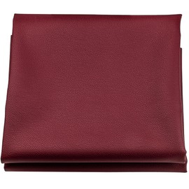 Tapicería de vinilo marino de piel sintética de 54 x 36 pulgadas, tela de vinilo marino impermeable, duradera, adecuada para decoración del hogar y proyectos de costura a mano de bricolaje (rojo vino