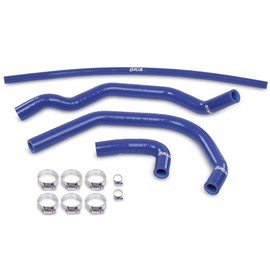 PIT66 Silicone Radiator Hose Kit Compatible with Yamaha Banshee 350 YFZ350 1987-2006 Blue