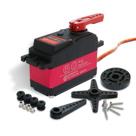 ZOSKAY Baja servo 60kg SSG HV Digital DS5160 Servo for 1/5 Redcat HPI Baja 5B SS RC Car Compatible SAVOX-0236 LOSI XL 5T (Control Angle 270°)
