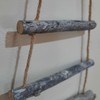 Decorative Rope Ladder Christmas Tree Minimalist Wooden Ladder 70 cm