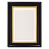 YONEOKA RIBBON Picture Frame Portrait Frame Black Large Wood with