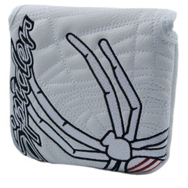 zalati Golf Club Cover with Spider Embroidery for Golf Protection - White