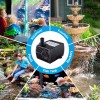 CWKJ Fountain Pump, 80GPH(4W 300L/H) Submersible Water Pump, Durable Outdoor