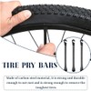 KIRZAX Reifenheber Fahrrad, 3 Stück Metall Fahrrad Reifenheber,Stark Robust Fahrradreifen