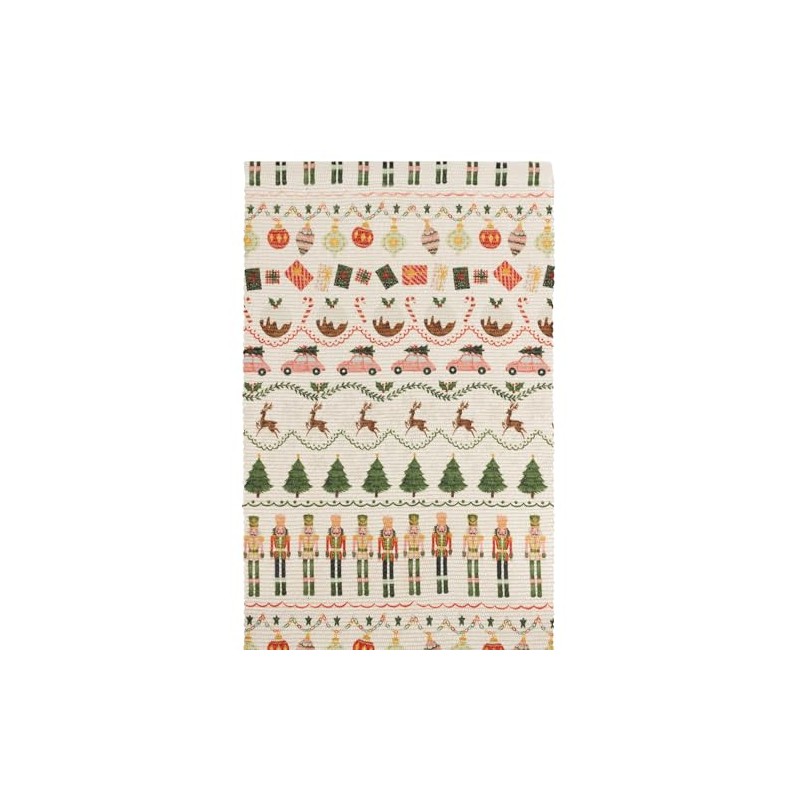 Evans Lichfield Christmas Celebration Large Festive Table Runner