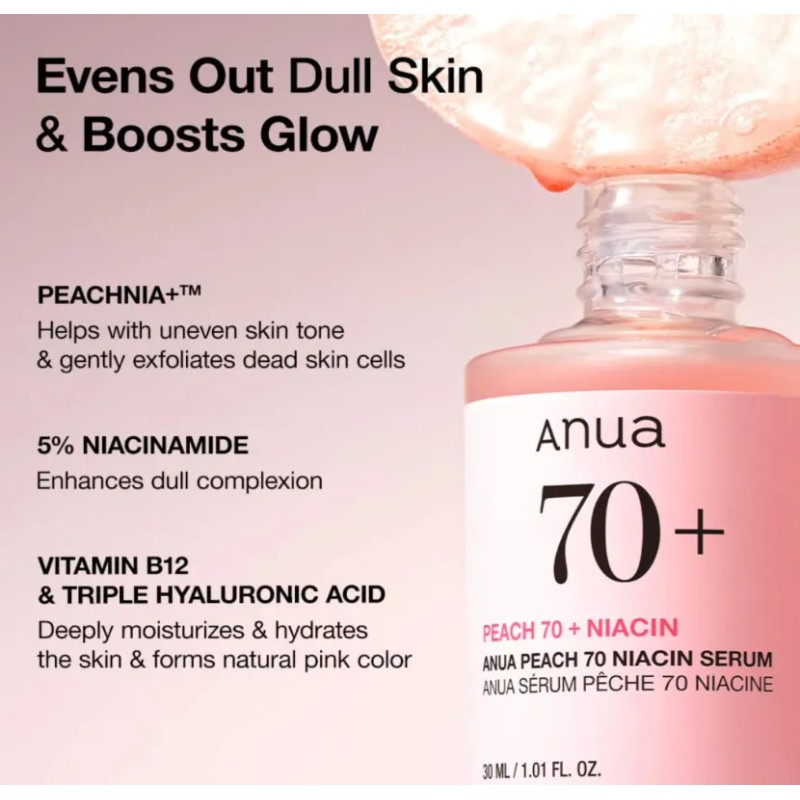 Anua Peach 70 Niacin Serum 30ml