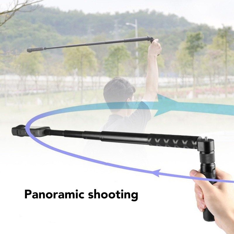 Bullet Time Handle Tripod with Invisible Selfie Stick, 120cm Extension