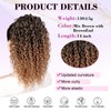 Stamped Glorious Afro Kinky Curly Ponytail Extension 14 Inch Drawstring