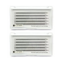 EMEDA Volume Eyelashes D Curling 2 Compartments 8 9 10 11 12 mm 2D 3D 4D 5D 6D 8D 10D Cluster Eyelash Pre Volume Fan Eyelashes for Salon Use Eyelash Extension