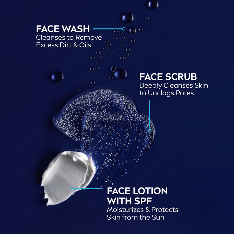 NIVEA MEN Maximum Hydration Deep Cleaning Face Scrub With Aloe