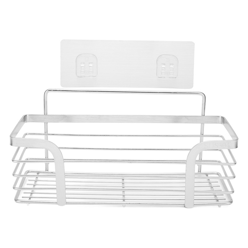 Hair Dryer Holder Stainless Steel Wall Mounted Bathroom Storage Rack