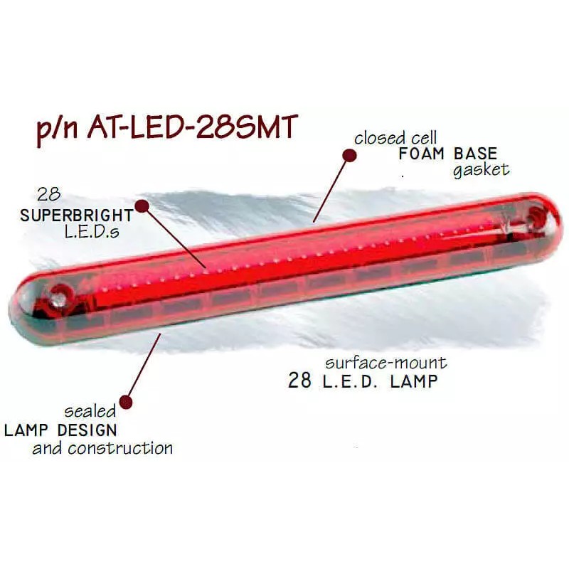 ATC Surface Mount 10" 3rd Brake Light, 28 LEDs, ATC