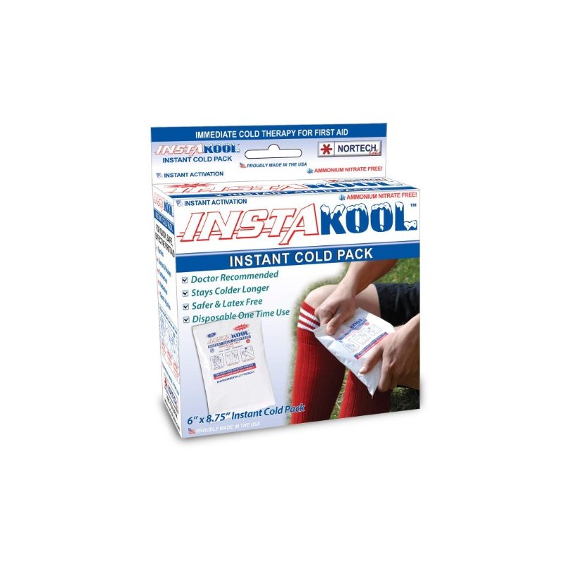 InstaKool Instant Cold Pack, 6" x 8.75" - 1/Box -