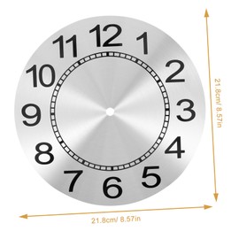 LALAFINA DIY Wall Clock Dial Unique Round Clock Panel for Accurate Timekeeping Mechanism for Home Office Decor