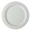 ECOSENSE WHITE 10.25'' PLATE 180CT