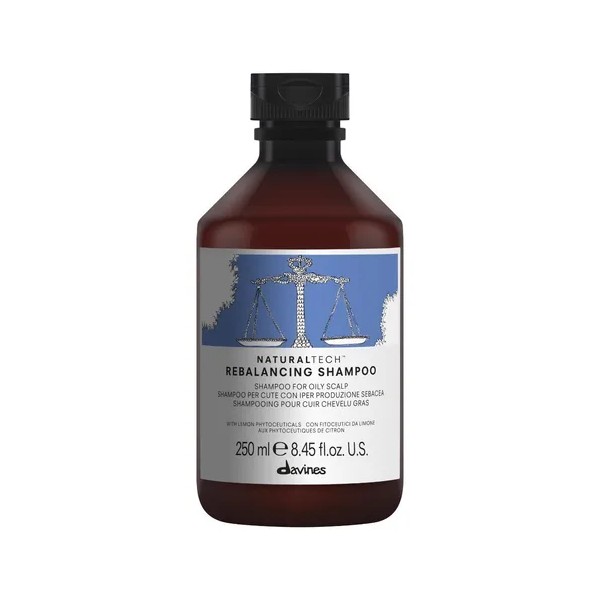 Shampoo Sin Sulfato Davines Rebalancing Cabello Graso 250 Ml