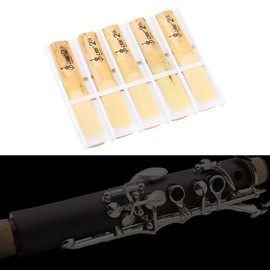 Plastic Clarinet Reeds, 10pcs Plastic B-Flat 2.5 Clarinet Reeds Repair Parts Reed Accessory Clarinet Accessory