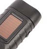 Hand Crank Solar Powered Rechargeable Flashlight Mini Solar Flashlight for