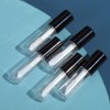 50 Pack 1.2ml Mini Lip Gloss Tubes Empty, Clear Lip