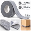 2-Pack Self-Adhesive Felt Furniture Strips for Floor Protection – 1.18