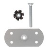 RecPro Rectangle Ladder Pad with Screw and Star Nut for