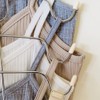 GmeDhc Clothes Hanger, Space-Saving, Foldable, Wardrobe Organiser, Rotatable, Stainless Steel