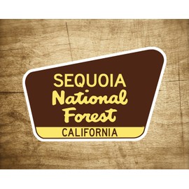 Sequoia National Forest Decal Sticker 3.75" x 2.5" California Park Vinyl