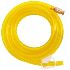 Siphon Hose - Gas Siphon Kit, Portable 10 Ft Self Priming Multi-Purpose Shaker Siphon Hand Pump Tube for Fuel Transfer Pump with 1/2" Valve & Clip