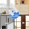 4 x Fridge Lock No Drilling Suitable for Ovens, Refrigerators,