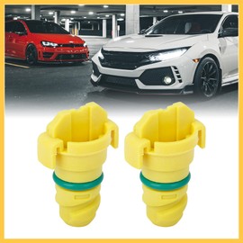 REPAIROCK 2pcs ABS Car Engine Oil Drain Plug Replacement for Ford F150 2015-2018 KX6Z6730B Auto Replacement Parts
