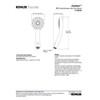 KOHLER 99248-CP Handshower with Eco-Boost Technology, Polished Chrome