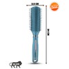 Ankita Hair Brush with Nylon Bristle, All-Purpose, Colors May Vary