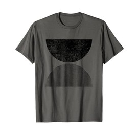 Mid Century Modern Minimal Distressed Graphic T-Shirt