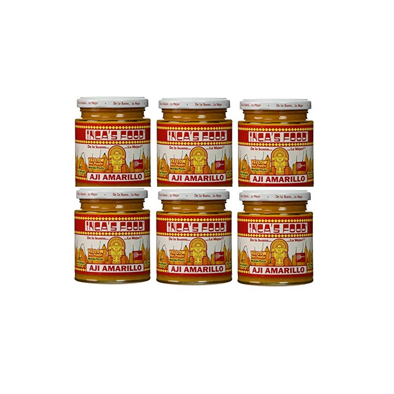 Inca's Food Aji Amarillo Paste 7.5 Oz - (6-pack)