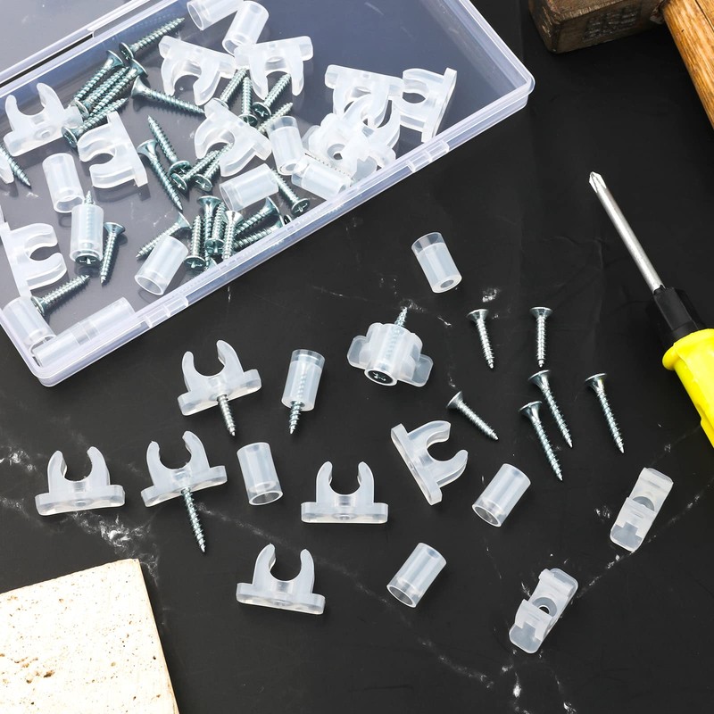 False Drawer Front Clips, 20 Pairs False Front Cabinet Drawer