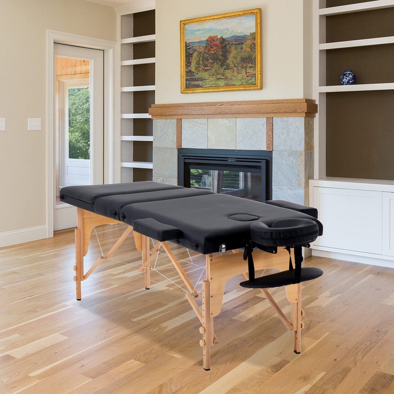 BestMassage Massage Bed Portable Massage Table 24 inch Wide Lash