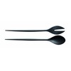 Krenit Salad Servers, Melamine, black, Standard