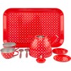 DINETTE Metal: Red with Dots