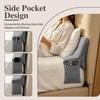 JZHLLA Triangle Bed Gap Filler Queen, Prevent Items from Falling