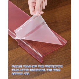 Ergonomic Computer Keyboard Stand for Desktop (Clear Pink), Keyboard Tilted Elevated Rack Key Board Holder Riser Stand for Office Home Desk Work