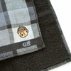 Great British Teddy Bear 001008-0002-02 Crate Fleece Towel Handkerchief Block