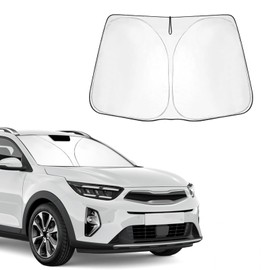 BSTW Car Sun Shade for Kia Stonic (2018-2025) - Foldable Windshield Cover with Heat Insulation & UV Protection | Fits Kia Stonic GT-Line S