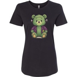 inktastic Cuddly Frankenstein Bear Cute Monster Women's T-Shirt Medium 0040 Black 4685f